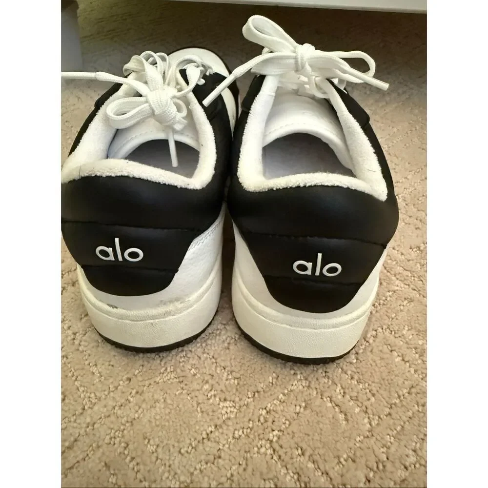 EUC Alo Recovery Mode Sneaker Black/White W7/M5.5